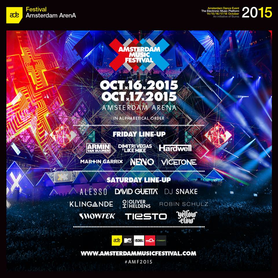 Amsterdam Music Festival launches full lineup per day •