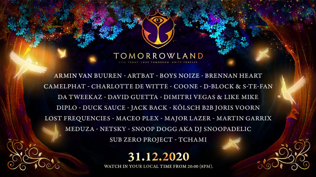 Tomorrowland Announce Magical New Year S Eve Celebration Tomorrowland 31 12 2020 Festivalling Com tomorrowland announce magical new year